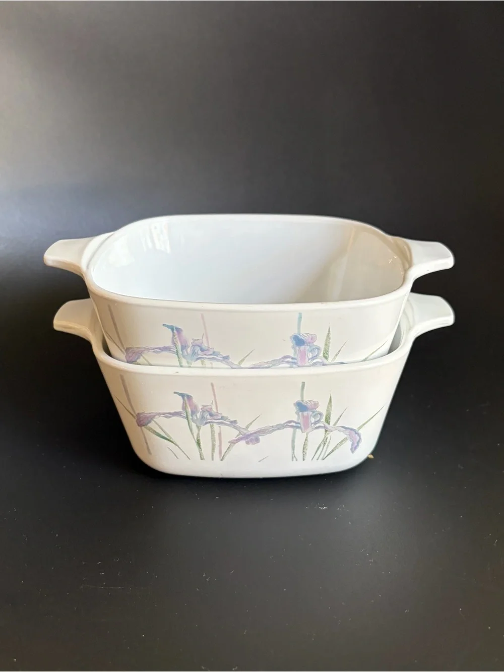 Corningware vintage shadow